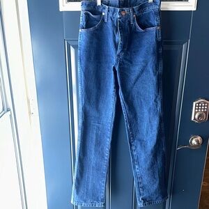 Cowboy Cut Wrangler Deep Blue Denim Jeans